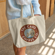 Load image into Gallery viewer, Gusseted_Cotton_Tote_Bag_CottonTote_L_WomanDigging_Mockup.png