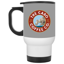 Load image into Gallery viewer, XP8400W White Travel Mug - Cabo Coffee