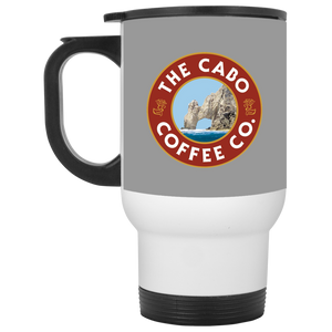 XP8400W White Travel Mug - Cabo Coffee