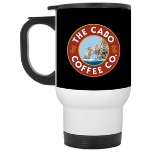 XP8400W White Travel Mug - Cabo Coffee