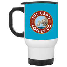 Load image into Gallery viewer, XP8400W White Travel Mug - Cabo Coffee